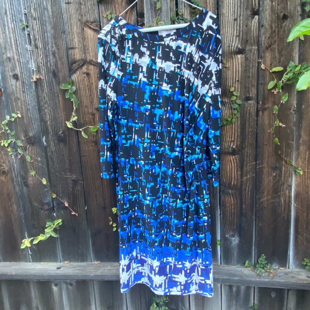 Blue dress